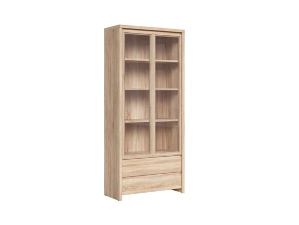 Vitriinkapp Kaspian tamm 2-uksega