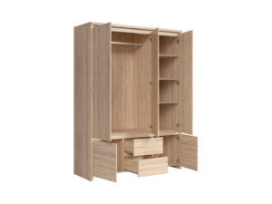 Riidekapp Kaspian tamm 5-uksega - Image 2