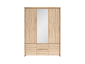 Riidekapp Kaspian tamm 5-uksega - Image 3