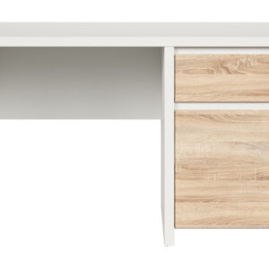 Kirjutuslaud Kaspian 120 cm tamm/valge