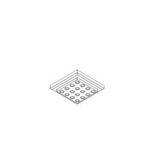 LED-valgustus vitriinkapile Dodson 2-uksega