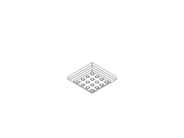 LED-valgustus vitriinkapile Dodson 2-uksega