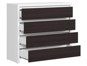 Kummut Kaspian 4-sahtliga wenge/valge - Image 3