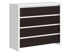 Kummut Kaspian 4-sahtliga wenge/valge - Image 2