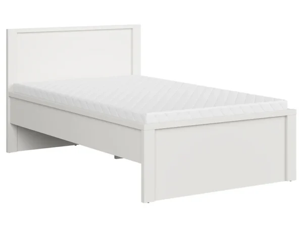 Voodi Kaspian T 120 cm valge