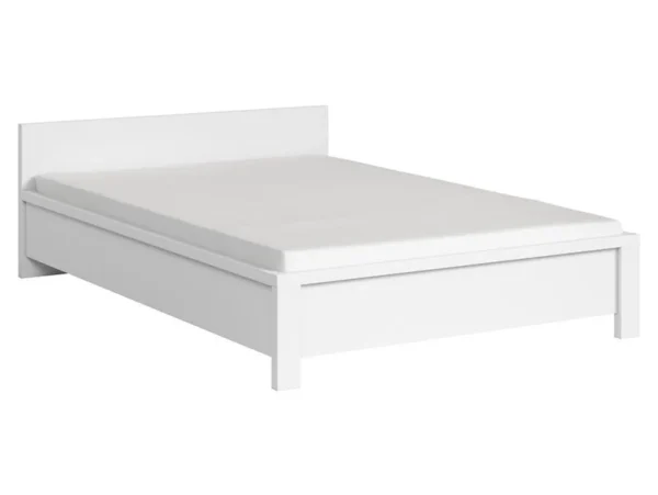 Voodi Kaspian 140 cm valge