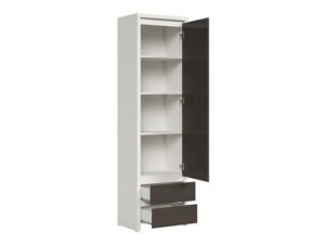 Kapp-riiul Kaspian kõrge wenge/valge - Image 4
