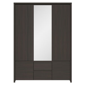 Riidekapp Kaspian 5-uksega wenge