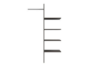 Sisu riidekapile Kaspian 2-uksega wenge - Image 2