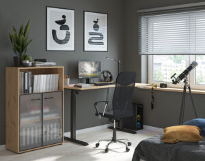 Elektriga reguleeritav kirjutuslaud Office Space 160x90 cm parem B - Image 9