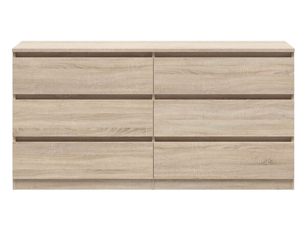 Kummut Tetrix 6-sahtliga sonoma tamm