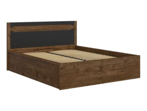 Voodi Ruso 140 cm pruun/must - Image 2