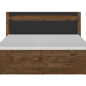 Voodi Ruso 140 cm pruun/must