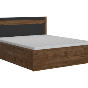 Voodi Ruso 160 cm pruun/must