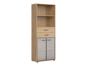 Vitriinkapp Office Space 2-ukse ja 2-sahtliga kõrge - Image 2