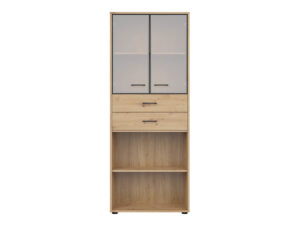 Vitriinkapp Office Space 2-ukse ja 2-sahtliga kõrge - Image 3