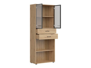Vitriinkapp Office Space 2-ukse ja 2-sahtliga kõrge - Image 4