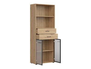 Vitriinkapp Office Space 2-ukse ja 2-sahtliga kõrge - Image 5