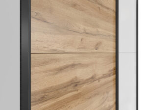 Riidekapp Tetrix valge/wotan tamm 153 cm - Image 2