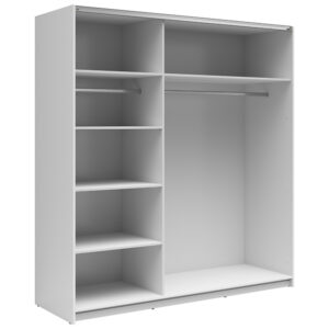 Riidekapp Tetrix valge/wotan tamm 183 cm - Image 2