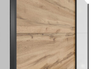 Riidekapp Tetrix valge/wotan tamm 183 cm - Image 3