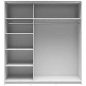 Riidekapp Tetrix valge 183 cm - Image 3