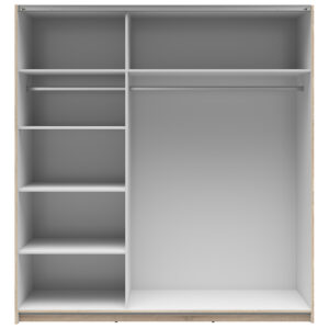 Riidekapp Tetrix sonoma tamm/valge 183 cm - Image 2