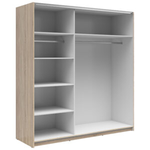 Riidekapp Tetrix sonoma tamm/valge 183 cm - Image 3