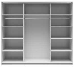 Riidekapp Tetrix valge/sonoma tamm 220 cm - Image 2