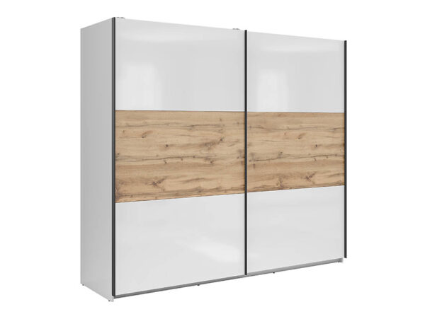 Riidekapp Tetrix wotan tamm/valge 220 cm
