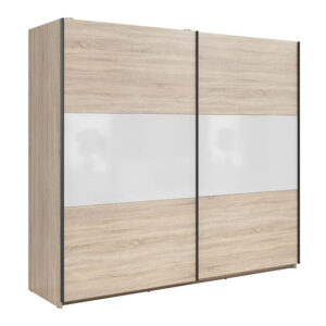 Riidekapp Tetrix sonoma tamm/valge 220 cm