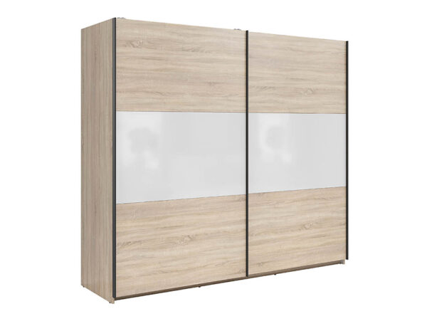 Riidekapp Tetrix sonoma tamm/valge 220 cm